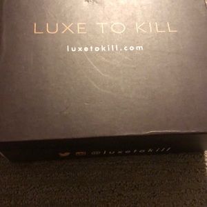 Black tall Lacey heels